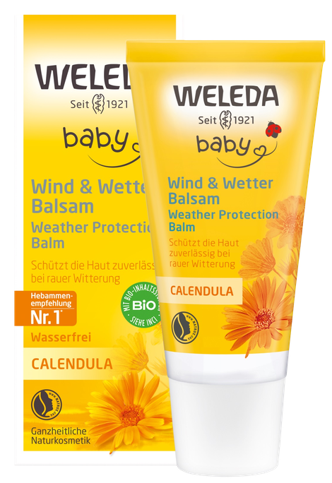 WELEDA Baby Kliņģerīšu aizsargkrēms skarbos laika apstākļos, 30 ml - 1