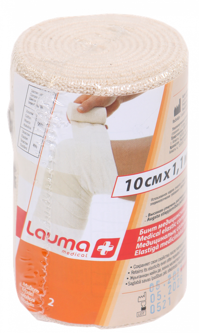 LAUMA MEDICAL 10 cm x 1,1 m elastīga medicīniskā saite, 1 gab. - 1