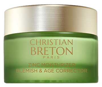CHRISTIAN BRETON Zinc Moisturizer Blemish & Age Corrector emulsija, 50 ml - 1