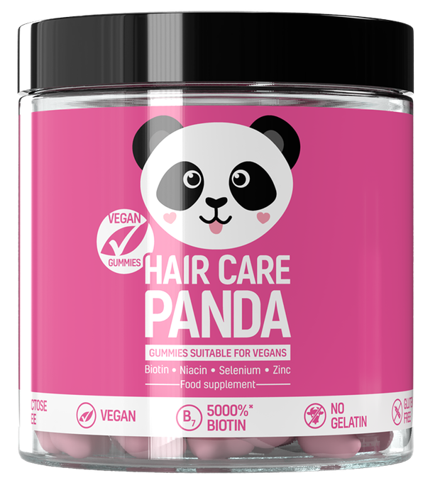 HAIR CARE PANDA Vegan kramtomosios pastilės, 300 g - 1