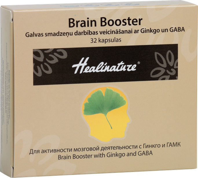 HEALINATURE Brain Booster kapsulas, 32 gab. - 1