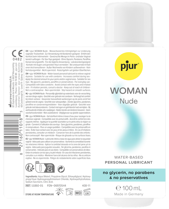 PJUR Woman Nude lubrikants, 100 ml - 2