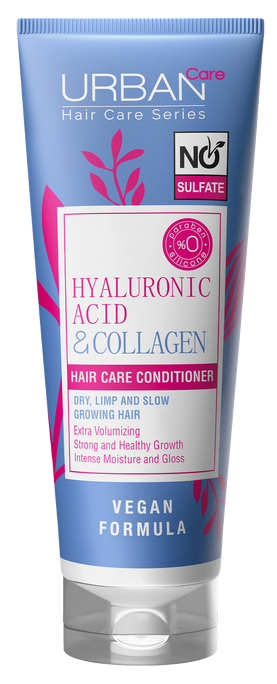 URBAN CARE Hyaluronic Acid & Collagen matu kondicionieris, 250 ml - 1