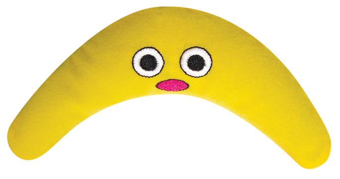 PETSTAGES Boomerang Buddy, Dzeltena rotaļlieta, 1 gab. - 1