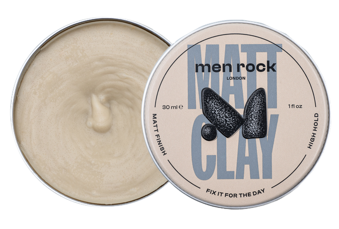 MEN ROCK High Hold Matt Finish, Matt māls, 30 ml - 1