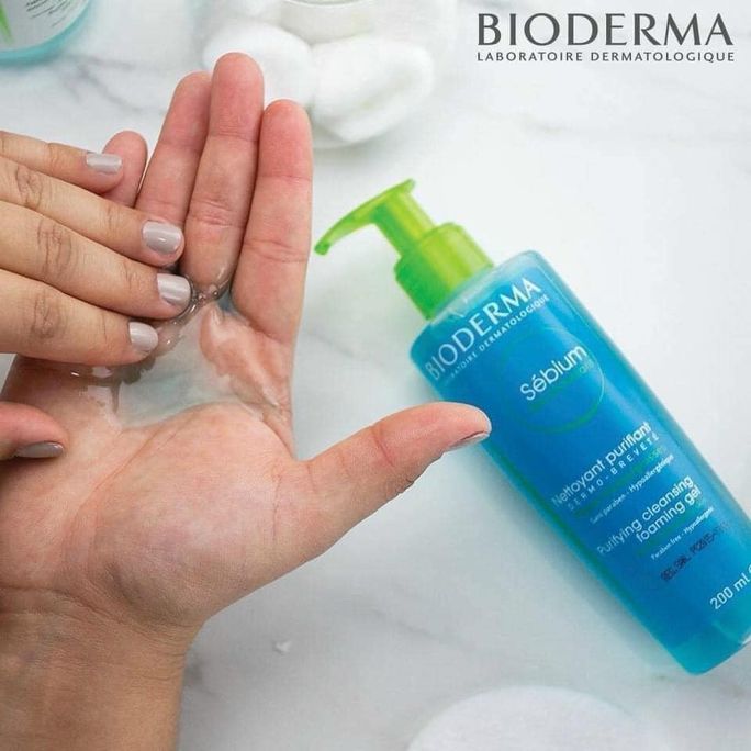 BIODERMA Sebium Gel Moussant attīrošs līdzeklis, 500 ml - 3