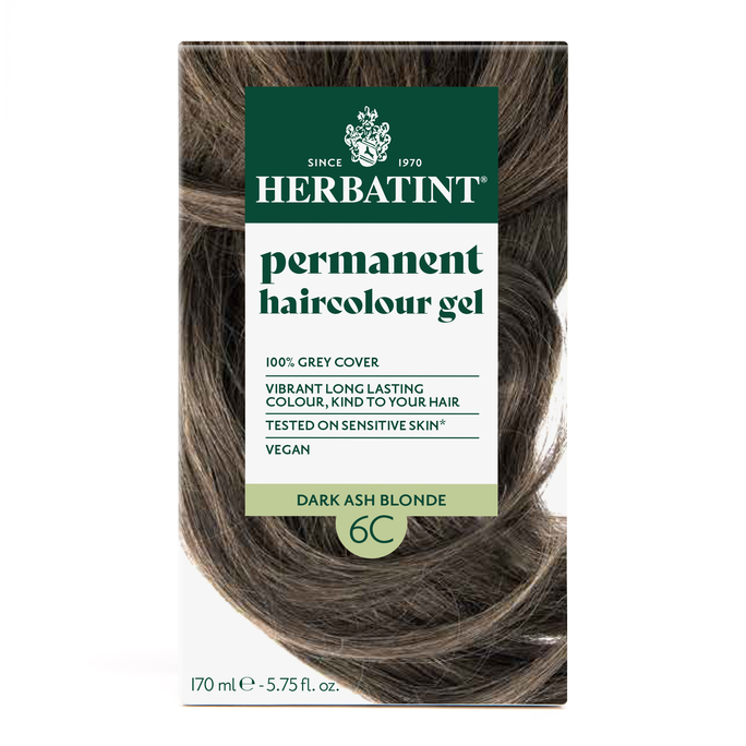 HERBATINT 6C Dark Ash Blonde matu krāsa, 170 ml - 2