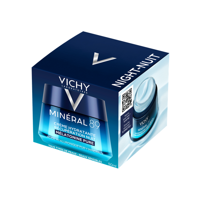 VICHY Mineral 89 Night sejas krēms, 50 ml - 2