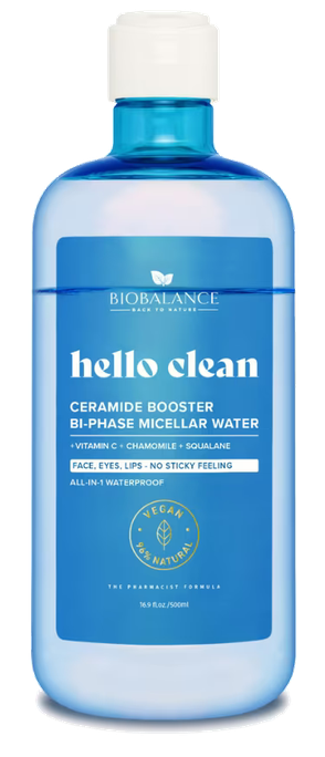 BIOBALANCE Hello Clean micelārais ūdens, 500 ml - 1