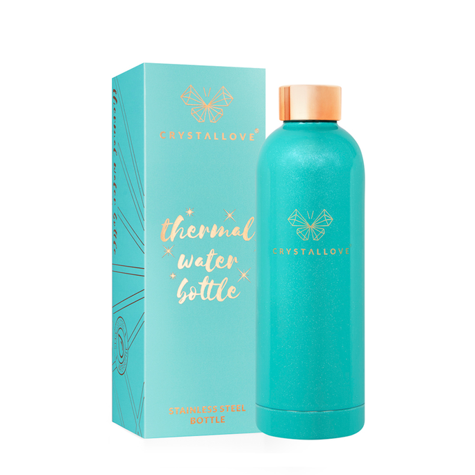 CRYSTALLOVE Amazonite Thermal pudele, 500 ml - 2