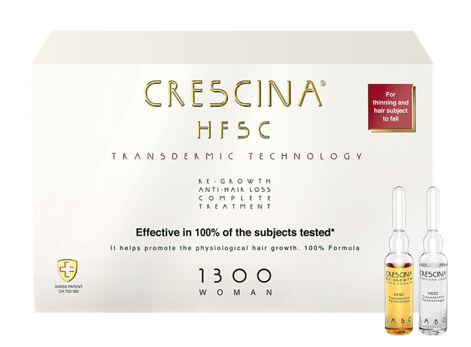 CRESCINA Transdermic 1300 Woman 20+20 ampulas, - 1