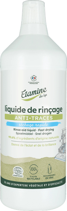 ETAMINE DU LYS Trauku Mazgājamām Mašīnām šķidrais trauku skalošanas līdzeklis, 1000 ml - 1
