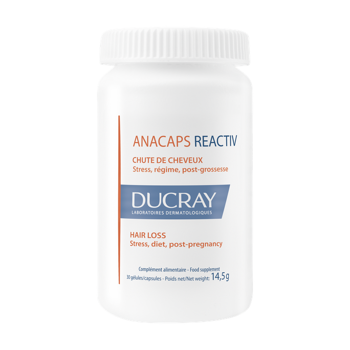 DUCRAY Anacaps Reactiv kapsulas, 30 gab. - 1