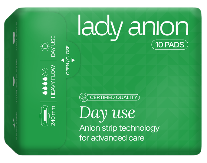 LADY ANION kasdieniai higieniniai paketai, 10 vnt. - 1