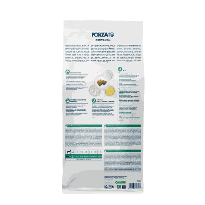 FORZA10 Active Vetdiet Diabetic, Suņiem sausā barība, 10 kg - 2
