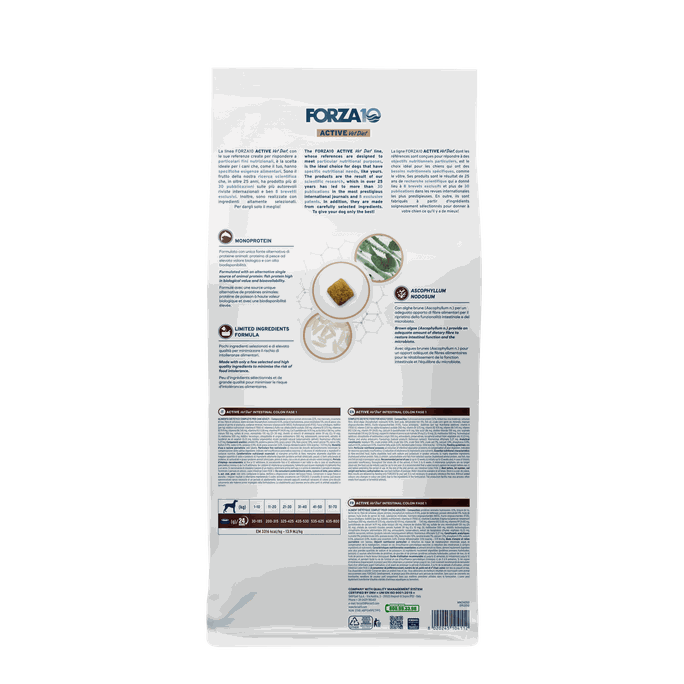 FORZA10 Active Vetdiet Intestinal Colon Fase 1, Suņiem sausā barība, 10 kg - 2