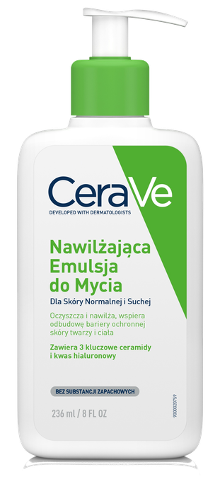 CERAVE For Face And Body Hydrating With Ceramides attīrošs krēms, 236 ml - 1