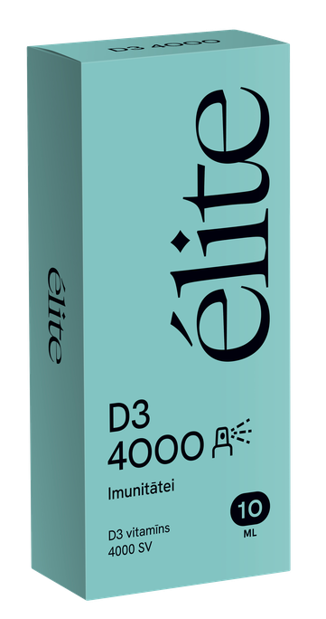 ELITE Vitamīns D3 4000 SV sprejs, 10 ml - 1