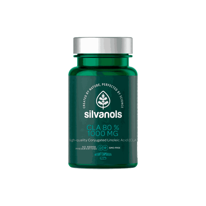 SILVANOLS CLA 80 % 1000 MG kapsulės, 60 vnt. - 1