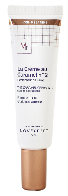 NOVEXPERT The Caramel Cream Golden Radiance Nr.2 Pro Melanine BB sejas krēms, 30 ml - 1