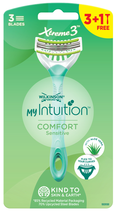 WILKINSON SWORD Myintuition Xtreme3 Comfort Female vienreizlietojamie skuvekļi, 4 gab. - 1