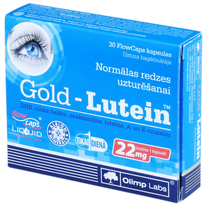 OLIMP LABS Gold-Lutein kapsulas, 30 gab. - 1