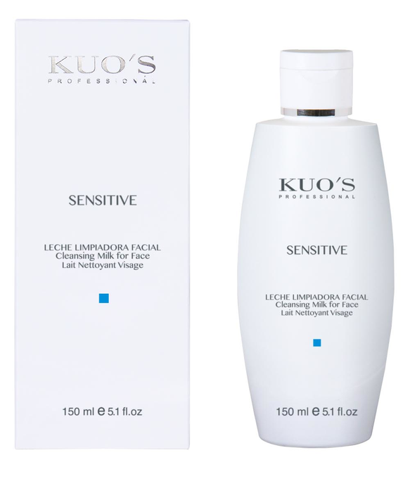 KUOS Sensitive attīrošs pieniņš, 150 ml - 2