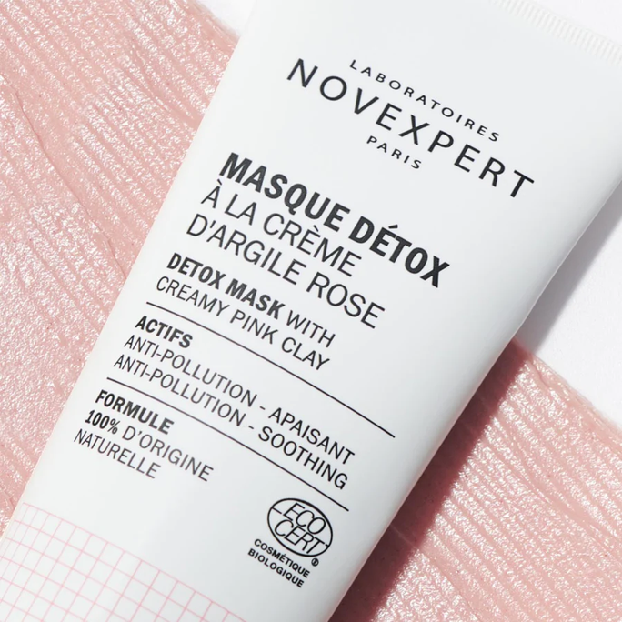 NOVEXPERT Magnesium Detox with Creamy Pink Clay sejas maska, 75 ml - 2