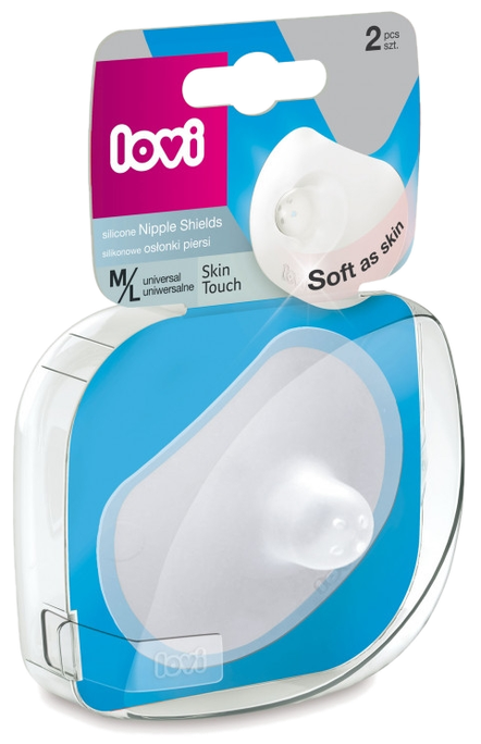 LOVI Skin Touch M/L (versija GB) krūšu galu aizsargi, 2 gab. - 1