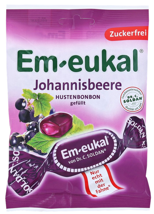 DR. SOLDAN Blackcurrant karameles bez cukura, 75 g - 1