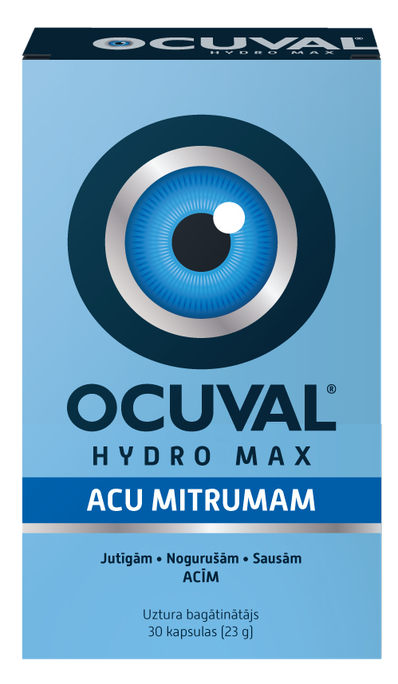 OCUVAL Hydro Max kapsulas, 30 gab. - 1