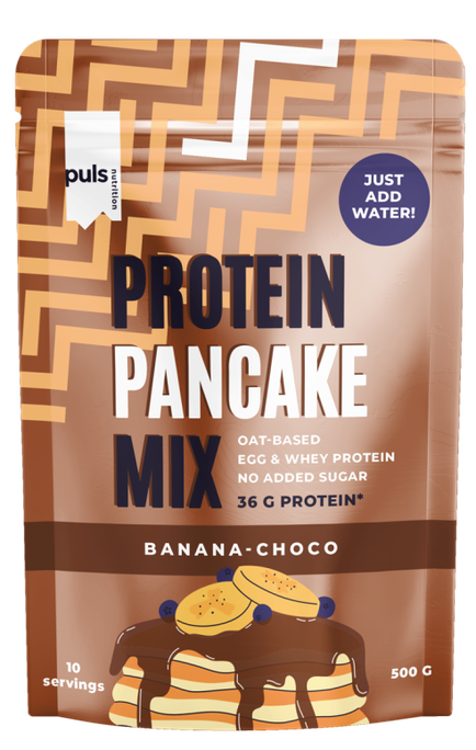 PULS NUTRITION Protein Pancake Banana-Choco maisījums, 500 g - 1