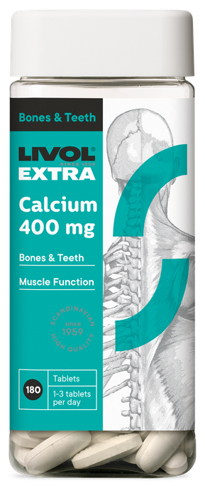 LIVOL Extra Calcium 400 Mg tabletes, 180 gab. - 1