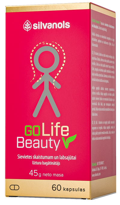 SILVANOLS GoLife Beauty V kapsulas, 60 gab. - 1