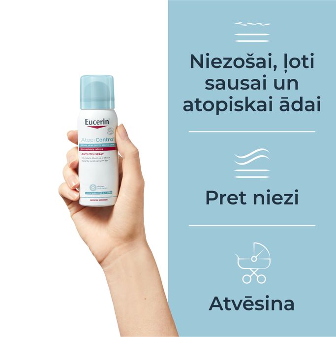 EUCERIN Atopicontrol Anti Itch sprejs, 50 ml - 2