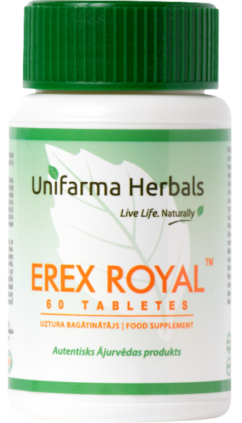 UNIFARMA HERBALS Erex Royal tabletes, 60 gab. - 1