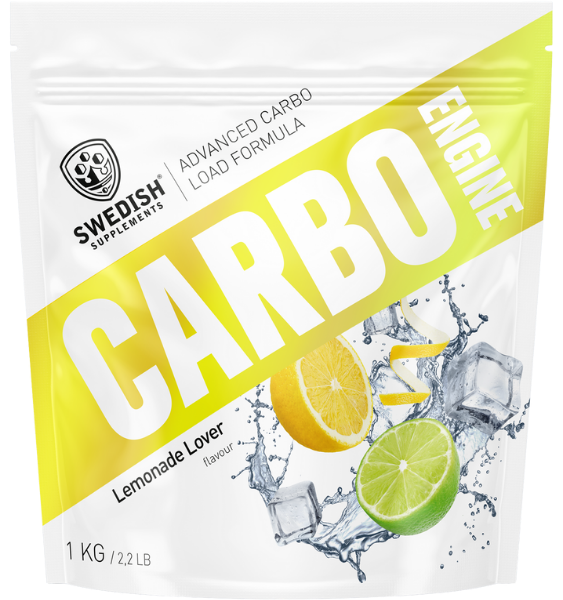 SWEDISH SUPPLEMENTS Carbo Engine Lemonade Lover pulveris, 1000 g - 1