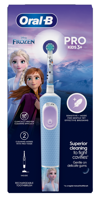 ORAL-B Vitality PRO Kids 3+ Frozen elektriskā zobu birste, 1 gab. - 1