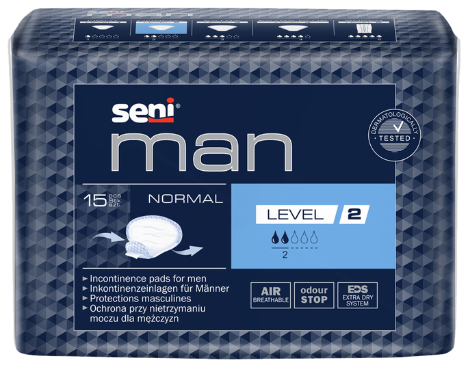 SENI Man Normal (Level 2) uroloģiskie ieliktņi, 15 gab. - 1