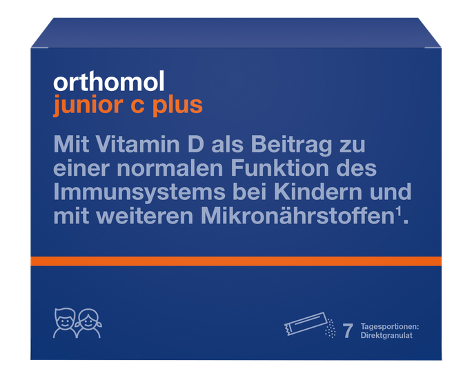 ORTHOMOL Junior C Plus paketėliai, 7 vnt. - 1
