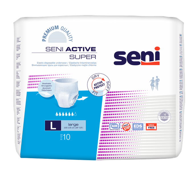 SENI Active Super L biksītes, 10 gab. - 1