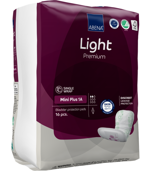 ABENA Light Mini Plus 1A Premium uroloģiskie ieliktņi, 16 gab. - 1