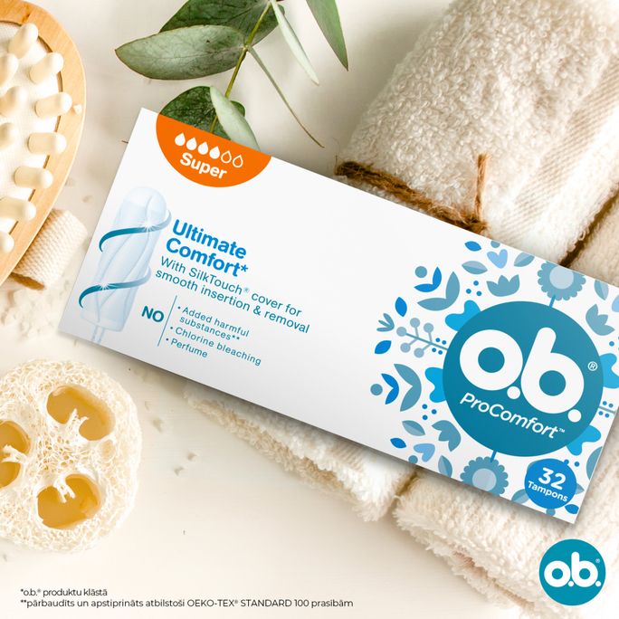 O.B. Procomfort Super tamponi, 32 gab. - 2