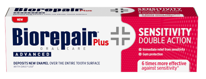 BIOREPAIR Plus Advanced Sensitivity Double Action zobu pasta, 75 ml - 1