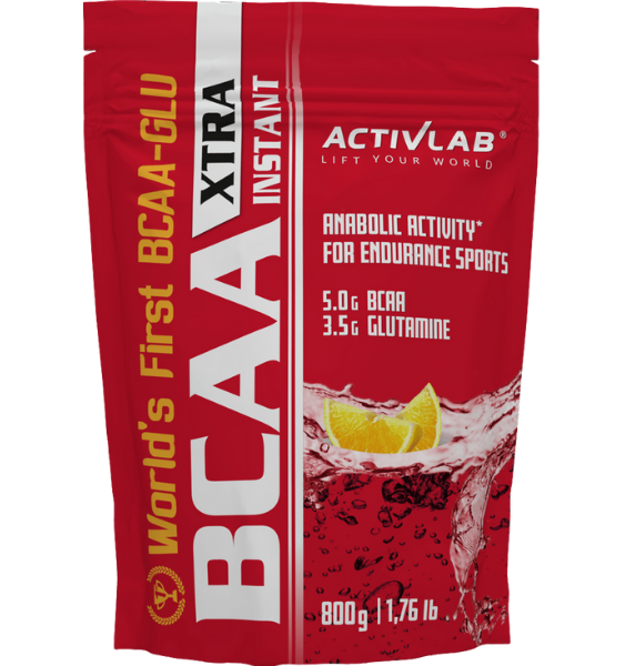 ACTIVLAB BCAA XTRA Lemon, citrinų skonio milteliai, 800 g - 1