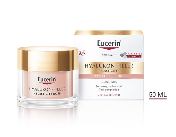 EUCERIN Hyaluron-Filler+Elasticity Rose SPF 30 dienas sejas krēms, 50 ml - 2