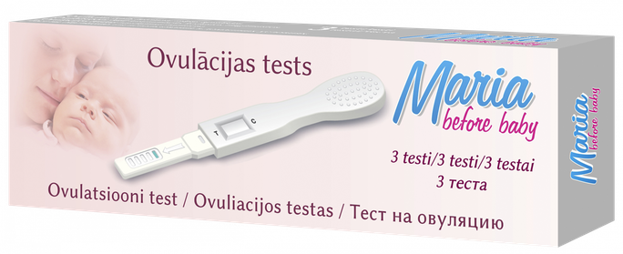 MARIA Before Baby ovulācijas tests, 3 gab. - 1