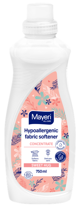 MAYERI Hipoalerģisks Sweet Hug veļas mīkstinātājs, 750 ml - 1