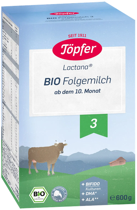 TOPFER Lactana Bio no 10 m. piena maisījums, 600 g - 1