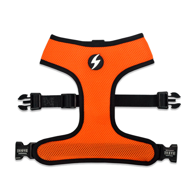 DASHI Stripes3 Orange&Black Neo Mesh XS iemaukti, 1 gab. - 2